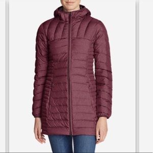 Eddie Bauer hooded down jacket